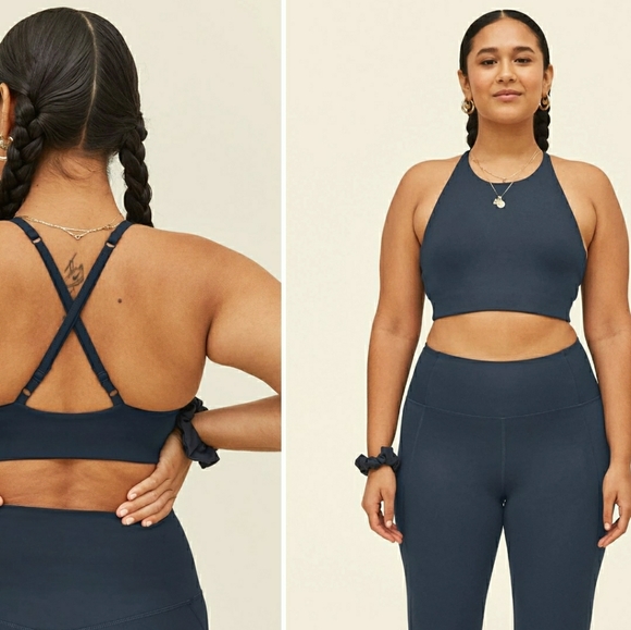 girlfriend collective set Midnight size M Topanga - Picture 3 of 14